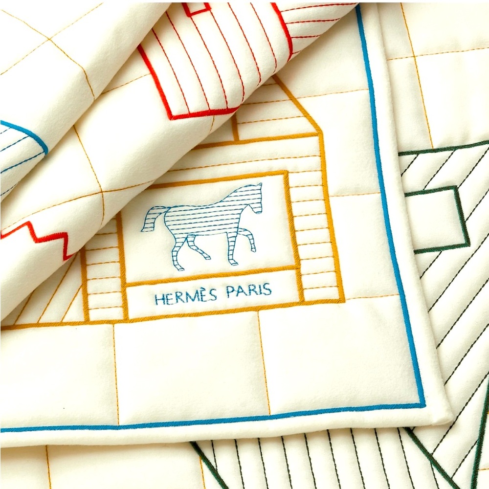 AUTHENTIC HERMES BABY BLANKET.